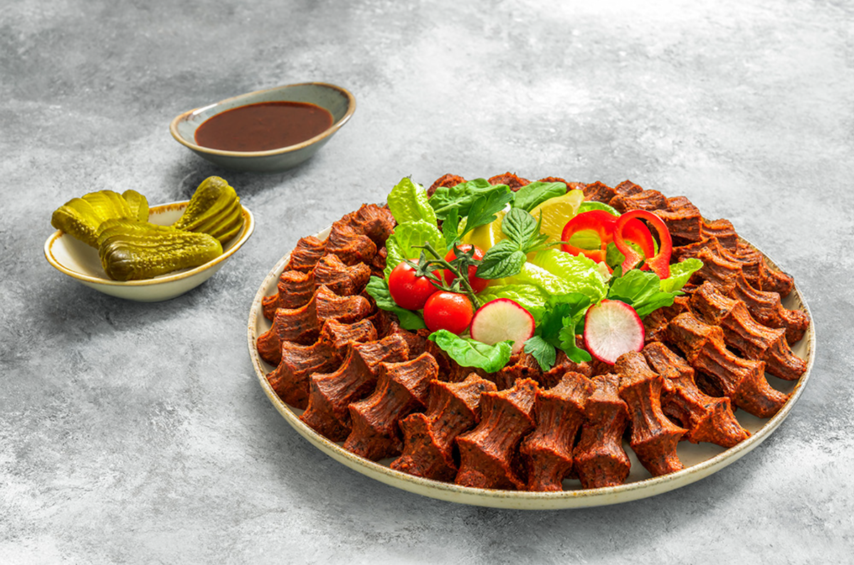 Siyebiye Çiğ Köfte ürün sunumu
